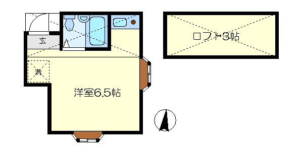 コーポ若葉（上平間） 間取り
