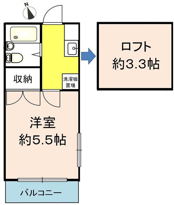 メゾンケームⅤ 間取り図