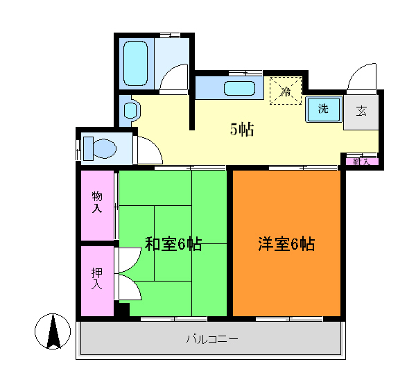今井マンション 間取り図