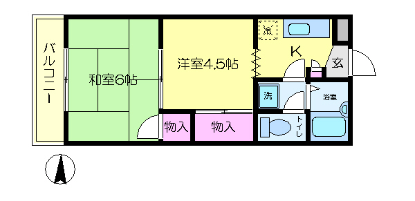 ヴィンテージ鶴見Ⅰ   間取り