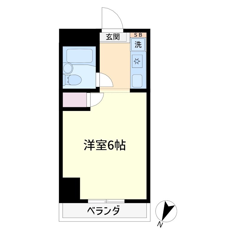 アクトピア横浜・鶴見Ⅰ 104号室 間取り