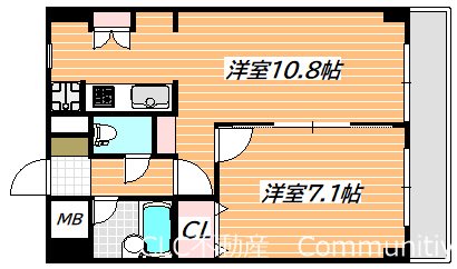 マンションオブエクセレンス 間取り図