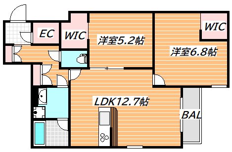 Maison　Calme 間取り図