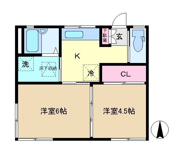 ハイツ吉田 間取り図