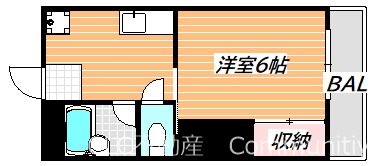 トーシンハイツ堀江 間取り図
