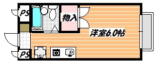 エステート沼尻 間取り図