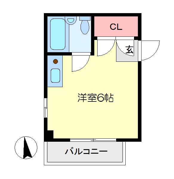 ミザールフタバ    205号室 間取り