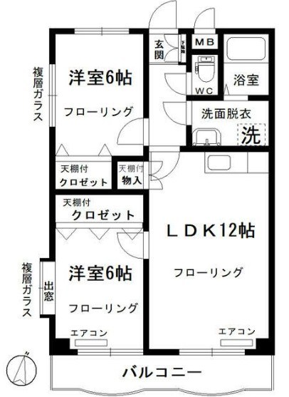 エヌケイパレス 間取り