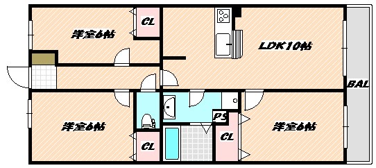 千葉県船橋市本中山５丁目 間取り