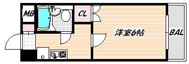 ダンディエイト 間取り図