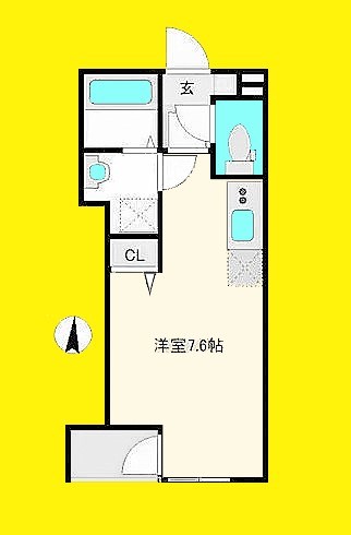 ライフモリ18号館 間取り