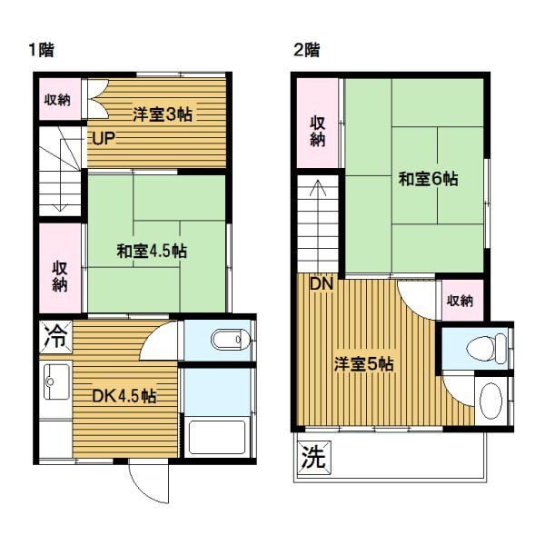 小田5丁目貸家 間取り