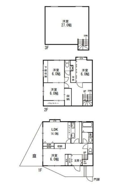 鶴見戸建 間取り