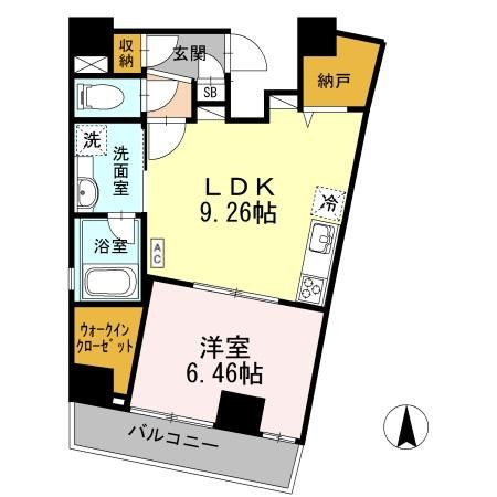 コリドール山手 間取り