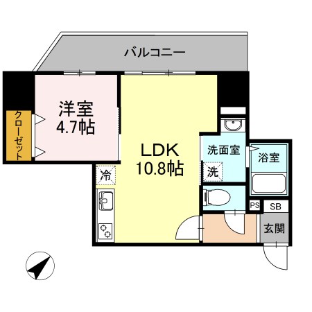 ベイサイドヒルズ関内 403号室 間取り