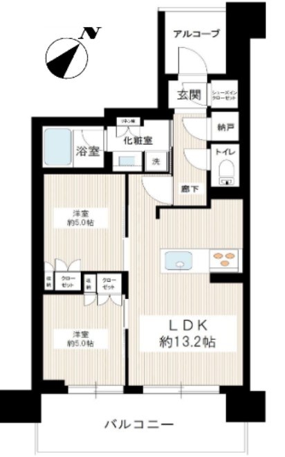 クリオレジダンス横浜新杉田 間取り