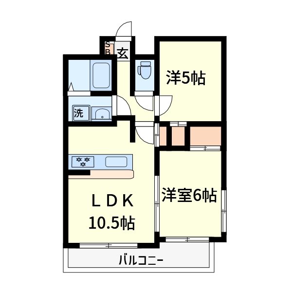 第６吉田ハイツ 間取り