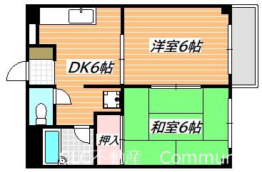 セレクトハウス山三 間取り