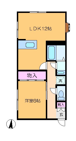 メゾン・ユウ 101号室 間取り