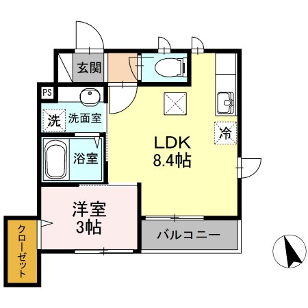 リヴェール山手 間取り