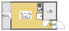 ボヌール大師公園  間取り