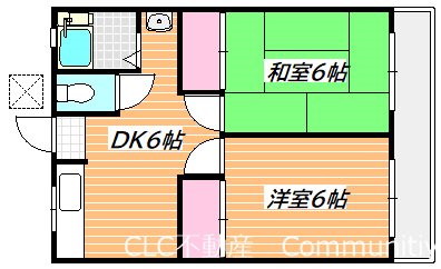 ハイツ竹沢   間取り図