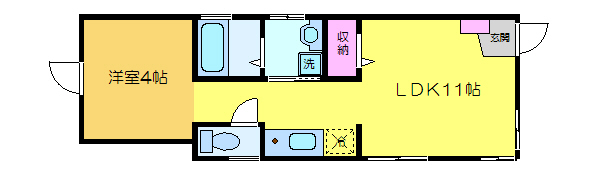メゾン第11むさし 間取り