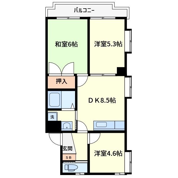 プリースメゾン御幸 間取り