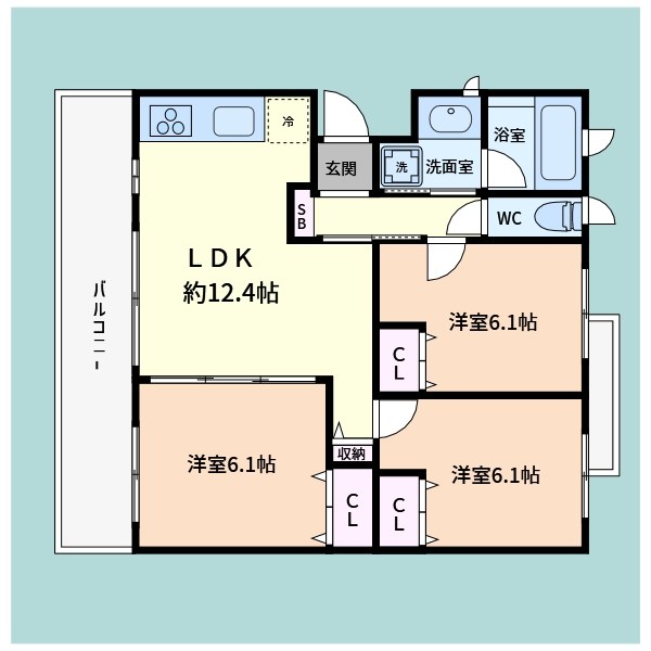 KENZO　HAUS　yokodai 間取り図