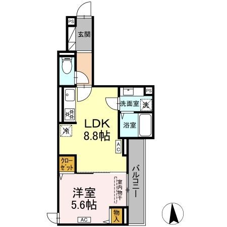 D Paina 旭町 間取り