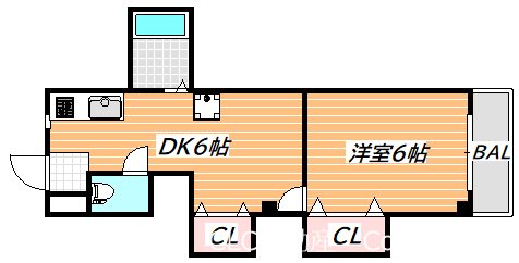 戸枝ハイツ 間取り