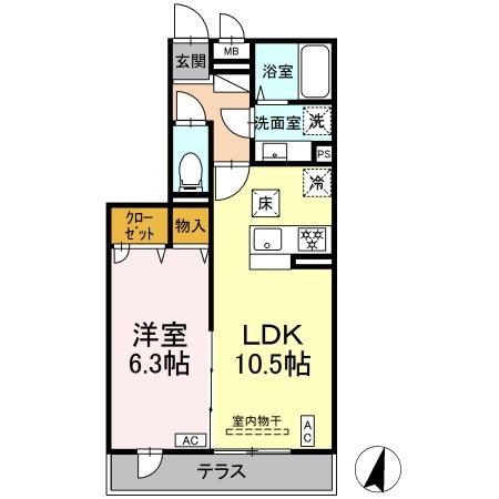 D’Tribute 横濱鶴見 間取り
