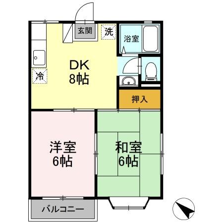 サンハイツ　パート３ 間取り