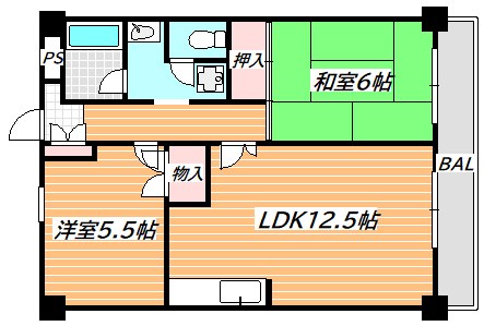 グランデュール峯崎 間取り図