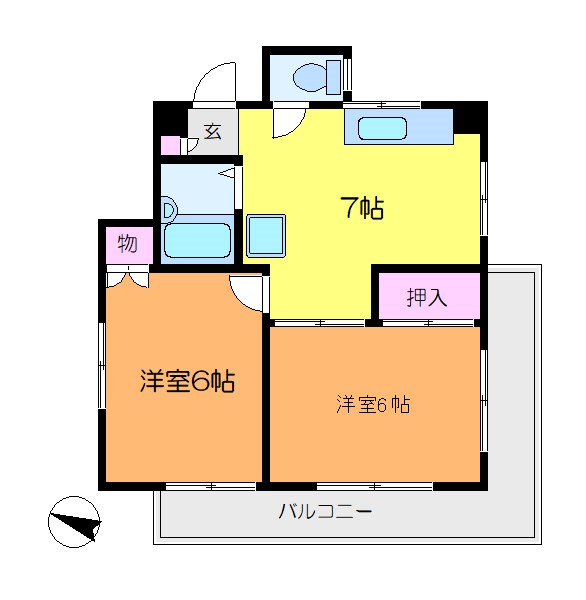 メゾンドール大進 間取り