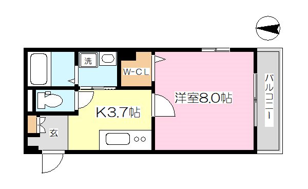 ＣＡＳＡ　ＲＵＢＩＮＯ 間取り