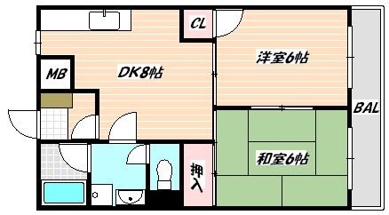 新海マンション 間取り図