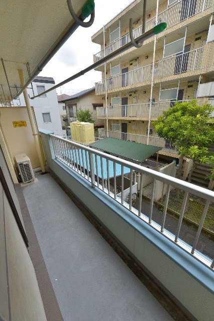 新海マンション ベランダ