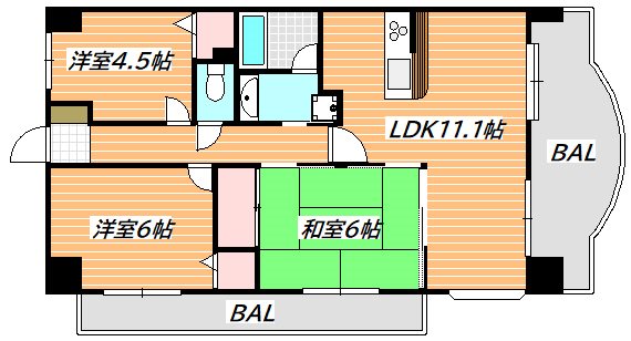 ダイアパレス浦安 間取り図