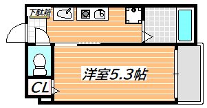 MELDIA南行徳 間取り図