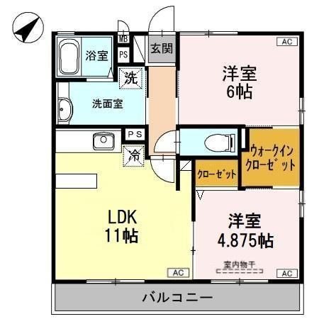 ハイム安井六番館 間取り