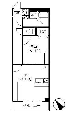 Ｖｏｌｖｅｒ 205号室 間取り