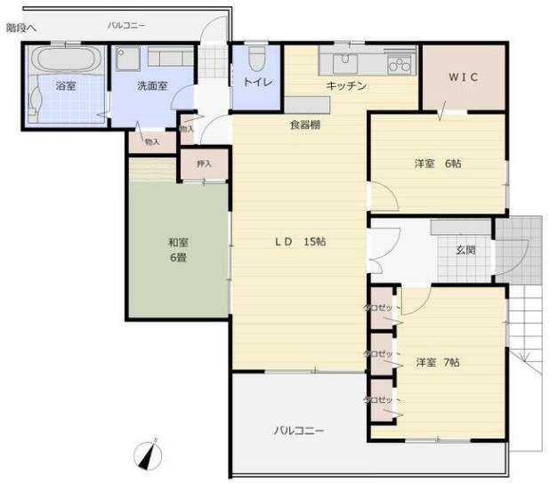 根岸原町テラスハウス 間取り