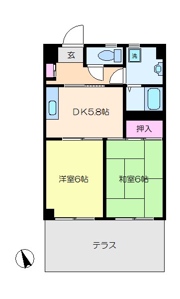 VIVACE東寺尾  間取り