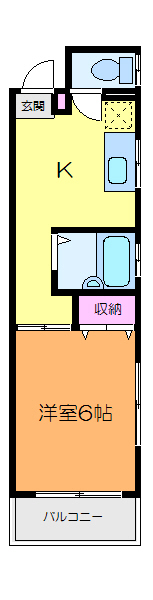 第４アサヒハイツ 間取り