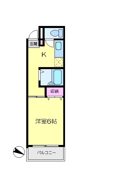 第４アサヒハイツ 間取り