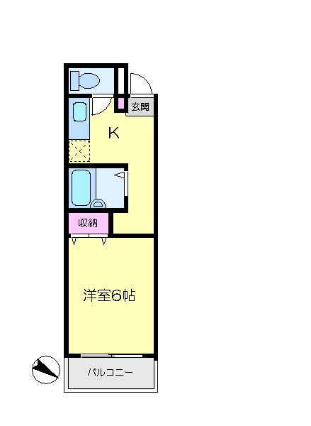 第４アサヒハイツ 間取り