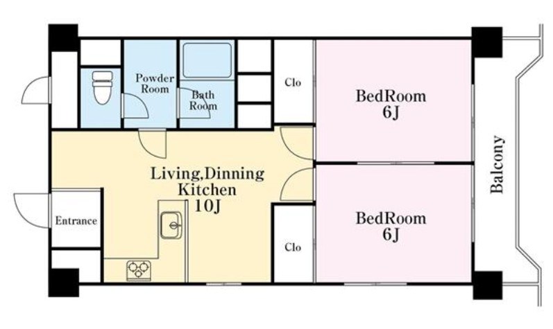 弘明寺パークハイツ 間取り