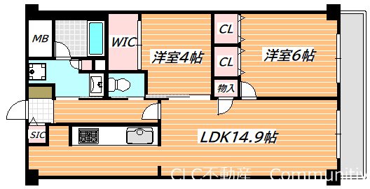 オチェアーノ南行徳 間取り図