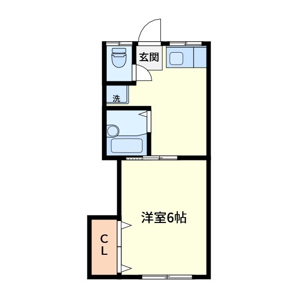 ユニオンハイツ鹿島田　A棟 間取り図